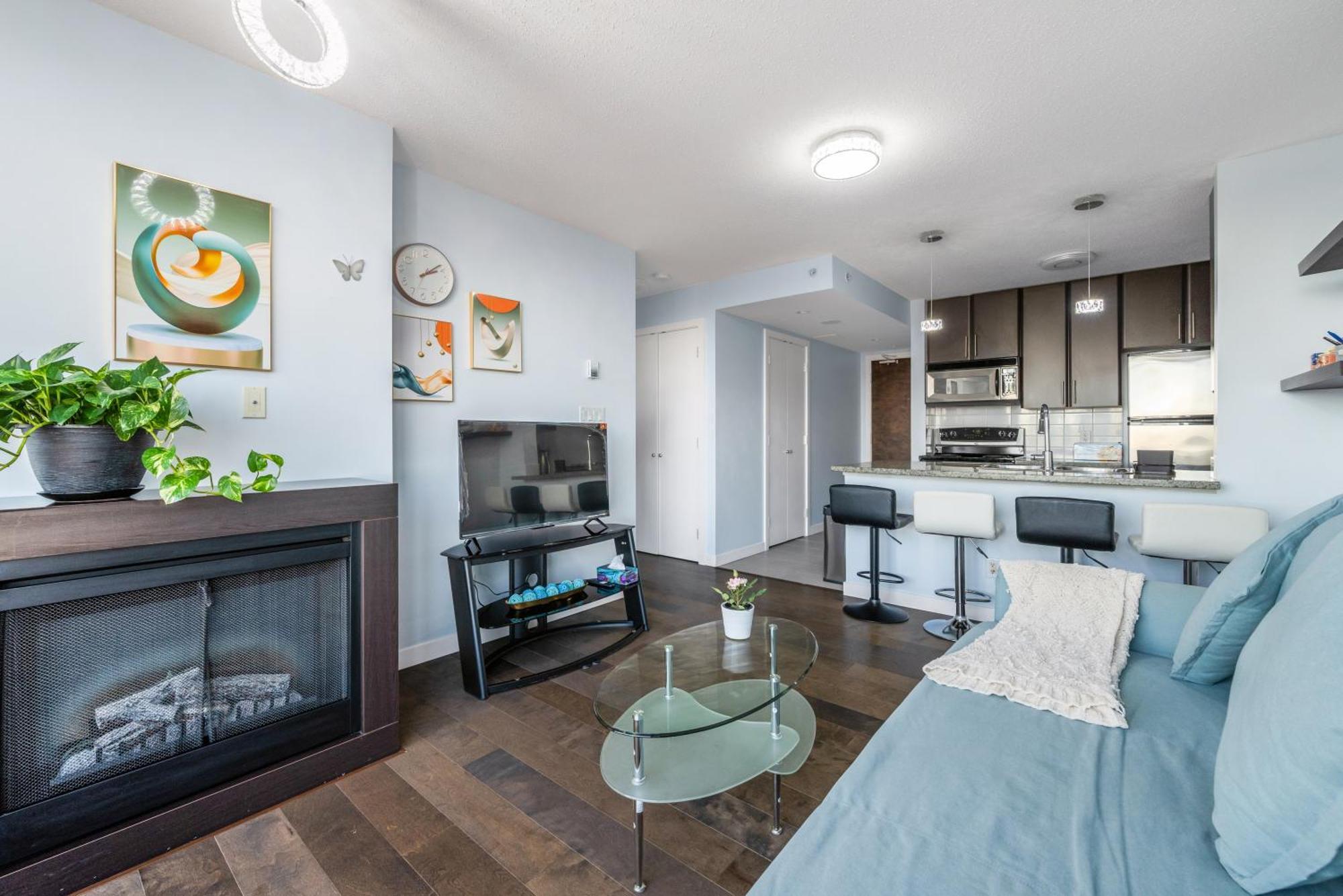 Downtown 1 Bedroom Water View Condo Ванкувър Екстериор снимка